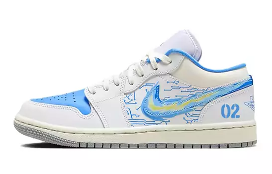 Jordan Air Jordan 1 винтажные баскетбольные кроссовки женские, Blue