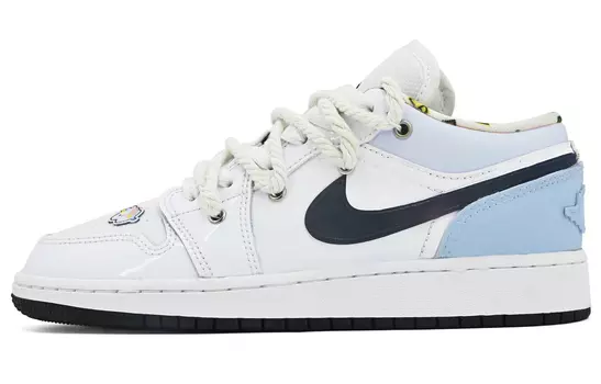 Jordan Air Jordan 1 винтажные баскетбольные кроссовки женские, Blue