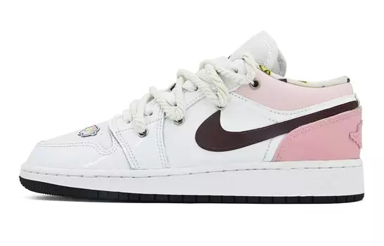 Jordan Air Jordan 1 винтажные баскетбольные кроссовки женские, Pink