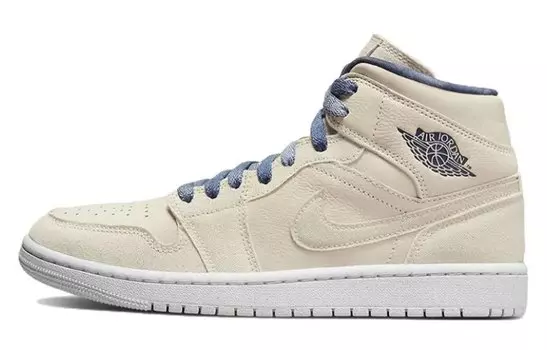 Jordan Air Jordan 1 винтажные баскетбольные кроссовки женские, Milky White