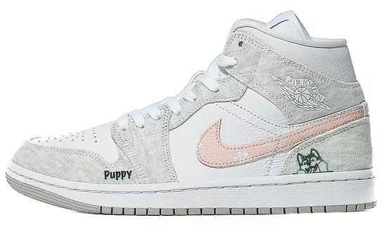 Jordan Air Jordan 1 винтажные баскетбольные кроссовки женские, Pink