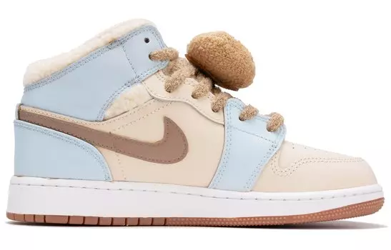 Jordan Air Jordan 1 винтажные баскетбольные кроссовки женские, Light Blue