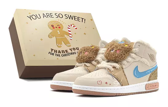 Jordan Air Jordan 1 винтажные баскетбольные кроссовки женские, Khaki