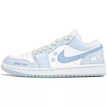 Jordan Air Jordan 1 винтажные баскетбольные кроссовки женские, Sky Blue