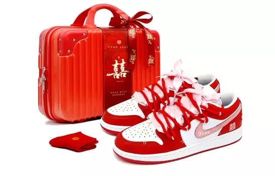Jordan Air Jordan 1 винтажные баскетбольные кроссовки женские, Red