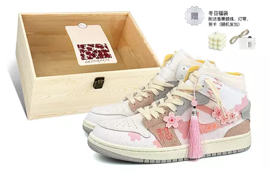 Jordan Air Jordan 1 винтажные баскетбольные кроссовки женские, Pink