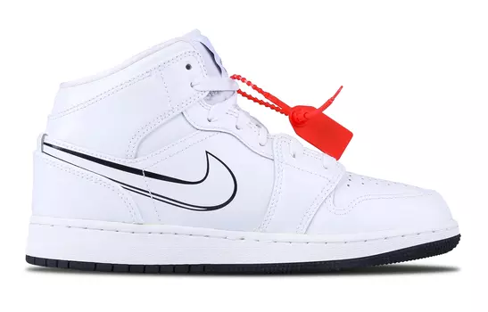 Jordan Air Jordan 1 винтажные баскетбольные кроссовки женские, White