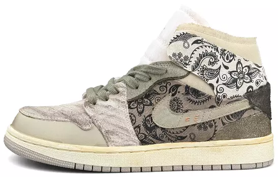 Jordan Air Jordan 1 винтажные баскетбольные кроссовки женские, Olive