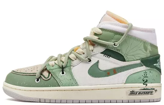 Jordan Air Jordan 1 винтажные баскетбольные кроссовки женские, Green