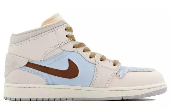 Jordan Air Jordan 1 винтажные баскетбольные кроссовки женские, Milky White