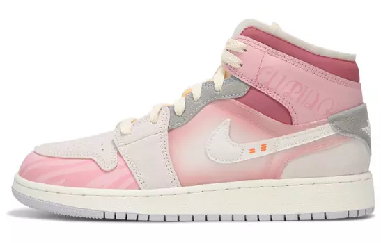 Jordan Air Jordan 1 винтажные баскетбольные кроссовки женские, Pink