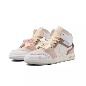 Jordan Air Jordan 1 винтажные баскетбольные кроссовки женские, Pink
