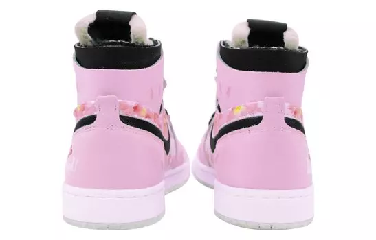 Кроссовки Air Jordan 1 Vintage Basketball Shoes Women's High-Top Light Pink