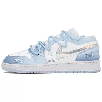 Jordan Air Jordan 1 винтажные баскетбольные кроссовки женские, Sky Blue