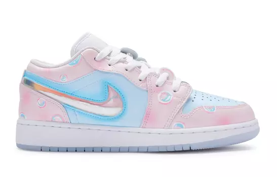 Кроссовки Air Jordan 1 Vintage Basketball Shoes Women's Low-Top Pink
