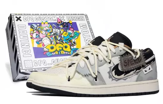 Jordan Air Jordan 1 винтажные баскетбольные кроссовки женские, Light Gray