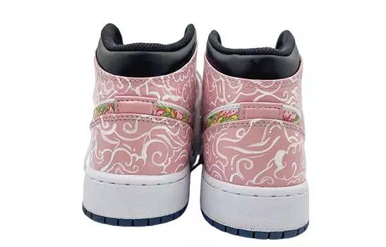 Jordan Air Jordan 1 винтажные баскетбольные кроссовки женские, Pink