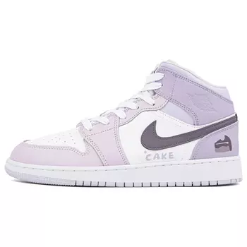 Jordan Air Jordan 1 винтажные баскетбольные кроссовки женские, White