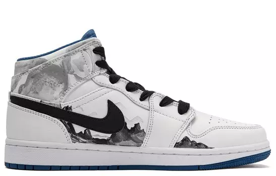 Jordan Air Jordan 1 винтажные баскетбольные кроссовки женские, Light Gray