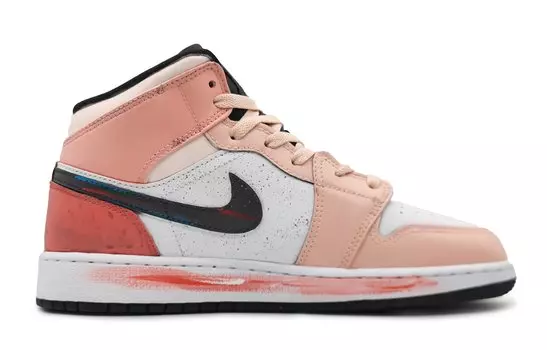 Jordan Air Jordan 1 винтажные баскетбольные кроссовки женские, Pink