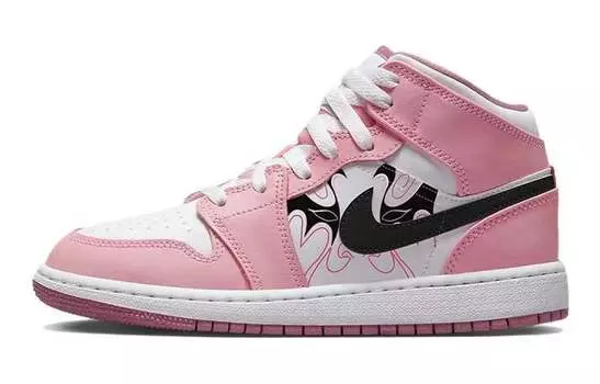 Jordan Air Jordan 1 винтажные баскетбольные кроссовки женские, Pink