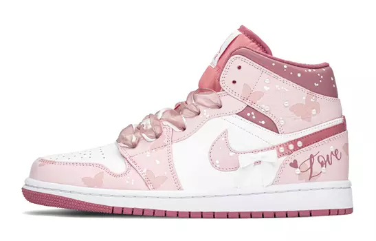 Jordan Air Jordan 1 винтажные баскетбольные кроссовки женские, Chalk White