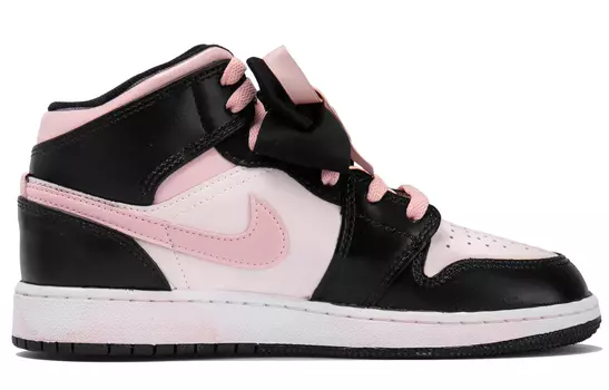 Jordan Air Jordan 1 винтажные баскетбольные кроссовки женские, Black/Pink