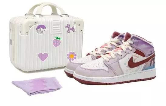 Jordan Air Jordan 1 винтажные баскетбольные кроссовки женские
