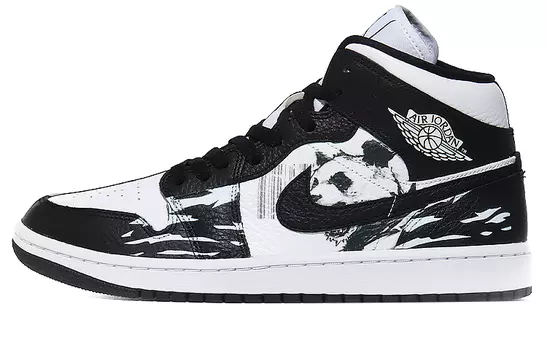 Jordan Air Jordan 1 винтажные баскетбольные кроссовки женские, black