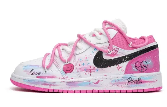 Jordan Air Jordan 1 винтажные баскетбольные кроссовки женские, White