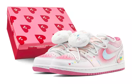 Jordan Air Jordan 1 винтажные баскетбольные кроссовки женские, Pink