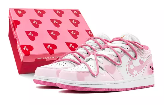 Jordan Air Jordan 1 винтажные баскетбольные кроссовки женские, Pink