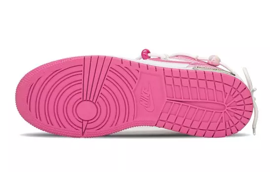 Кроссовки Air JORDAN 1 Vintage Basketball Shoes Women's Low-Top White Red/Purple