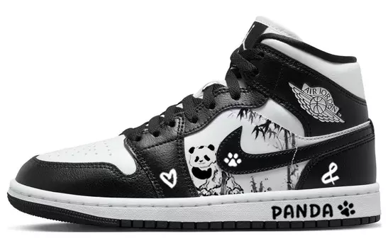 Jordan Air Jordan 1 винтажные баскетбольные кроссовки женские, Black