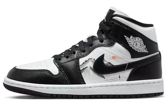Jordan Air Jordan 1 винтажные баскетбольные кроссовки женские, Black