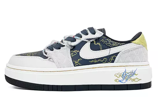 Jordan Air Jordan 1 винтажные баскетбольные кроссовки женские, Light Gray