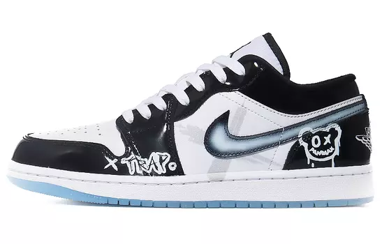 Jordan Air Jordan 1 винтажные баскетбольные кроссовки женские, Black