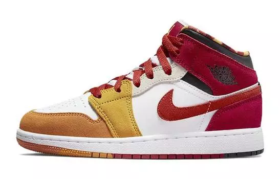 Кроссовки Air Jordan 1 Mid SE 'Picnic' GS