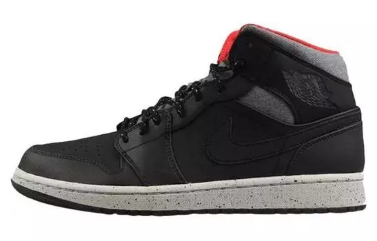 Jordan Air Jordan 1 винтажные баскетбольные кроссовки женские, Black/Gray