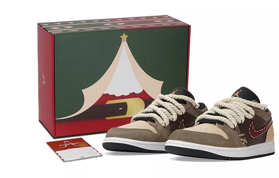 Jordan Air Jordan 1 винтажные баскетбольные кроссовки мужские, Brown Coffee