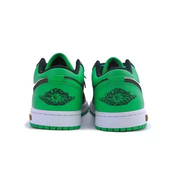 Jordan Air Jordan 1 винтажные баскетбольные кроссовки мужские, Black/Green