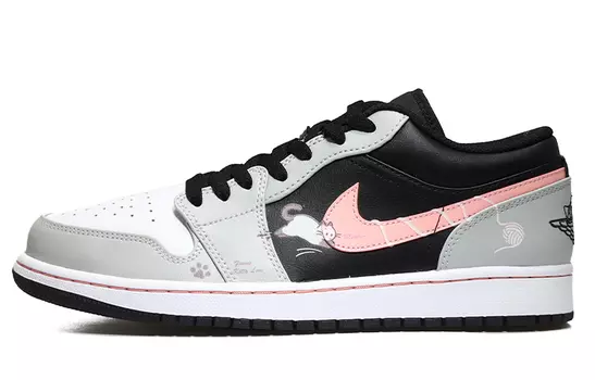 Jordan Air Jordan 1 винтажные баскетбольные кроссовки мужские, Black