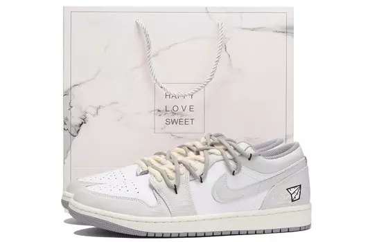 Jordan Air Jordan 1 винтажные баскетбольные кроссовки мужские, Light Gray