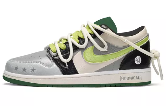 Кроссовки Vintage Jordan Air Jordan 1, серый/зеленый