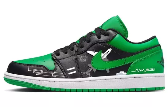 Jordan Air Jordan 1 винтажные баскетбольные кроссовки мужские, Green