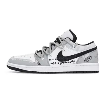Jordan Air Jordan 1 винтажные баскетбольные кроссовки мужские, Light Gray
