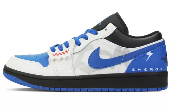 Jordan Air Jordan 1 винтажные баскетбольные кроссовки мужские, Blue/White