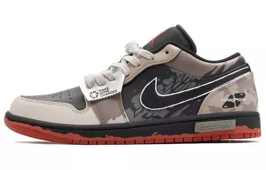 Jordan Air Jordan 1 винтажные баскетбольные кроссовки мужские, Grey-black-brown