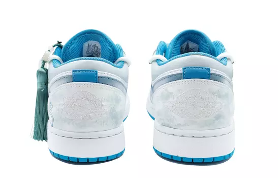 Jordan Air Jordan 1 винтажные баскетбольные кроссовки мужские, Four elephants and green dragons