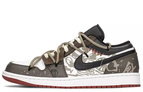 Jordan Air Jordan 1 винтажные баскетбольные кроссовки мужские, Reddish Brown